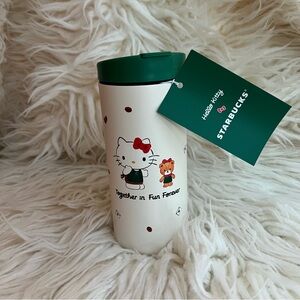 Starbucks x Hello Kitty MiiR Tumbler 12 oz Holiday 2025 limited edition NWT